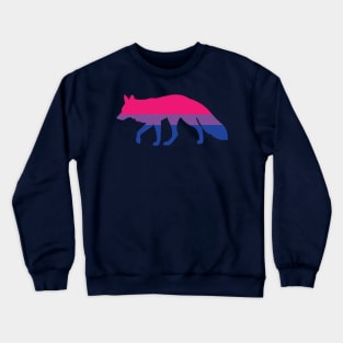 Pride Animals- Bisexual Fox Crewneck Sweatshirt